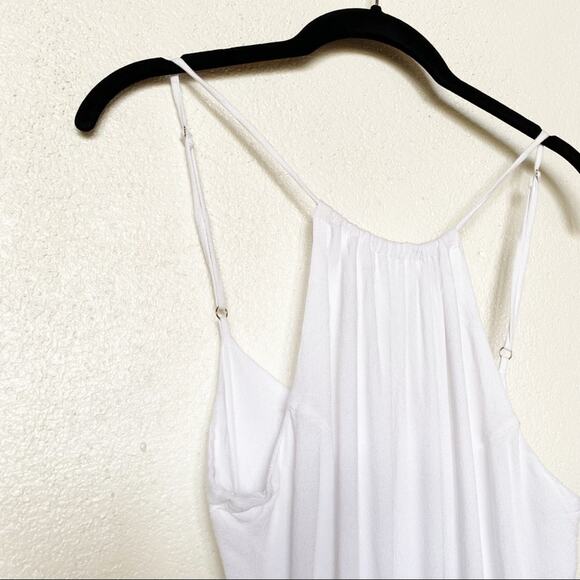 Honey Belle Ruffle Hem Open Back Jumpsuit Size Small - Picture 3 of 10